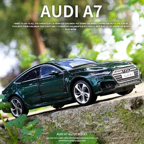 1:32 AUDI A7 Simulation Car Model Diecast Toy Car 6Doors-Opened Sounds&Lights Hobbies For Collection Children‘s Birthday Gifts