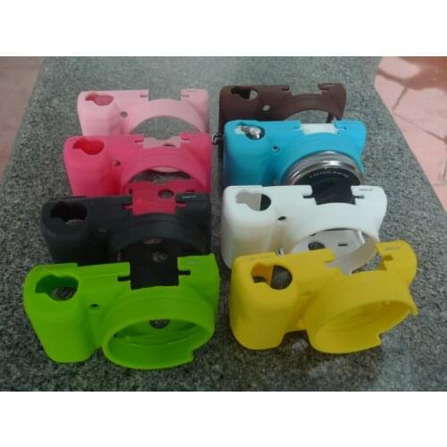 Soft Silicone Rubber Camera Protective Body Cover Case Bag Skin for Sony Alpha A5100 A5000 16-50mm in 8 Colors