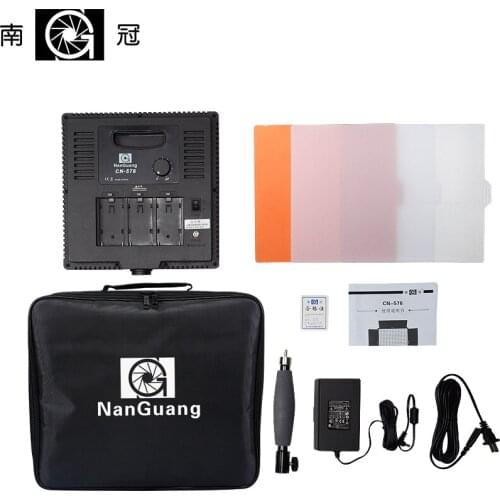 Nanguang CN-576 Hight RA CRI 95 Ultra Color LED Video Light Lamp Panel for DSLR Camera