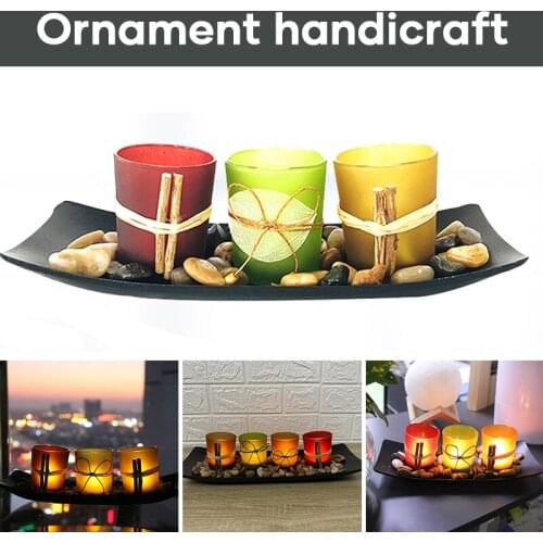 Chic Rustic Style Light Candle Holders Romantic Valentines Decorative For Coffee Dining Table Center Decor Подсвечник