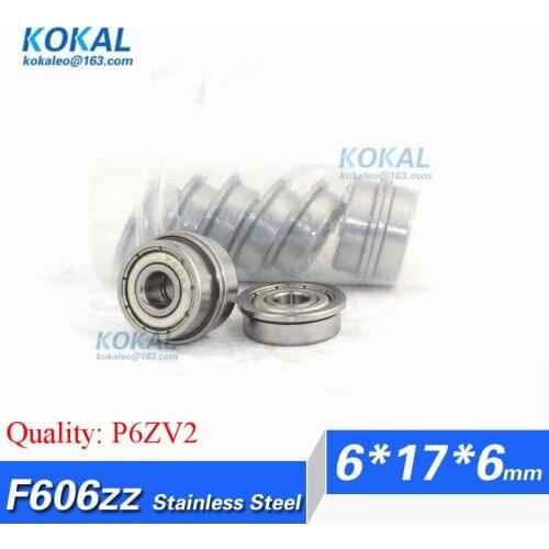 [SF606ZZ-P6]Free Shipping 10pcs high quality stainless steel ball bearing SF606ZZ SF606 SF606ZZ DDLF-1760ZZ 6*17*19*6*1.2mm