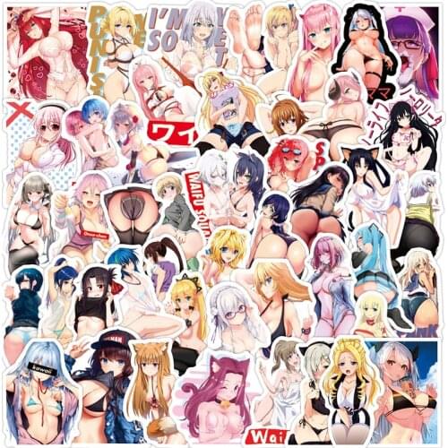 10/50PCS Sexy Bunny Girl Stickers Laptop Guitar Luggage Fridge Skateboard Phone Bike Waterproof Cool Sticker Decal Classic Toys