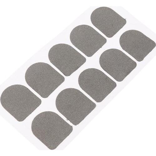 10pcs/bag Non-Slip Disposable Carbon Fiber Mobile Game Finger Stickers Disposable Mobile Gaming Sticker For Family Friends