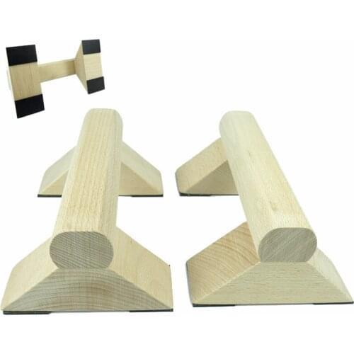 20CM Portable Wooden Non-Slip Push Up Bars Home Sturdy Push-Up Stands Gym Fitness Chest Muscle Workout Equipment Pushup Handles