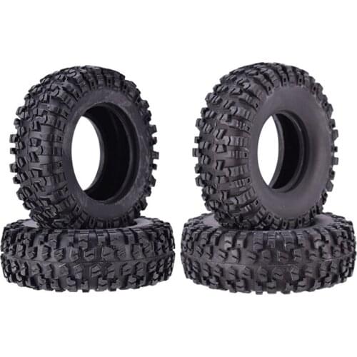 4Pcs Left & Right Rubber Tires Wheel Tyre for Wltoys 12428 12428-A/B/C 12423 1/12 RC Car Spare Replace Parts