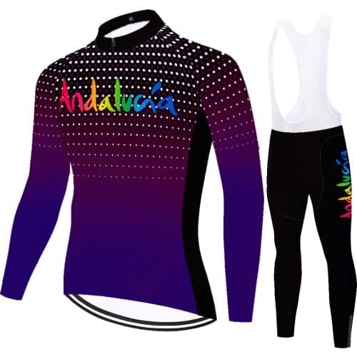 Andalucia Summer Spirng Homme Mallot Verano Maillot Camisa Masculina Conjunto Ciclismo Masculino Uniforme Ciclismo Hombre