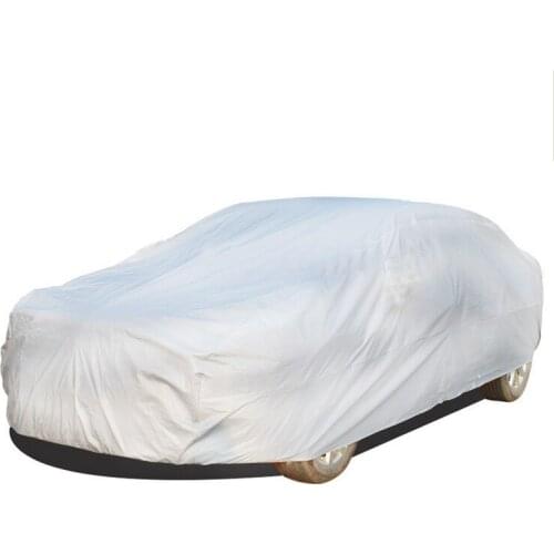 Car Cover Waterproof Dust Cover PEVA Car Sun Umbrella Shade Cover Car Covers Tent Single Layer Accessories for Tesla Audi Kia