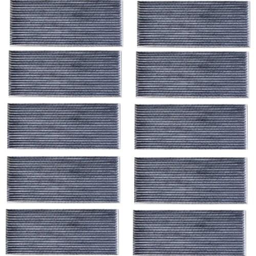 10PC Car Pollen Cabin Air Filter Activated Carbon For Cube Z12 Leaf ZE0 2013 - 2017