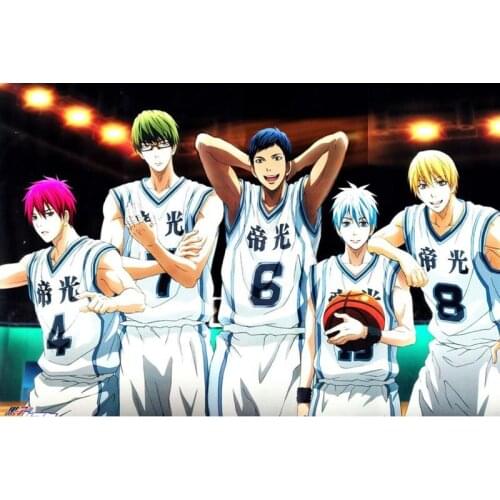 Home Decor 27x40cm Canvas Silks for family decoration Kuroko no basket Team Midorima poster mural bathroom mirror decals