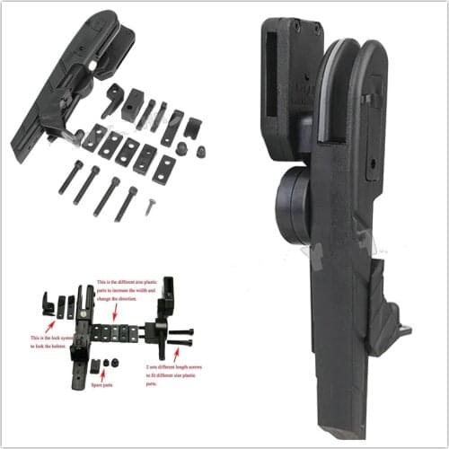 IPSC USPSA IDPA 3 GUN Profession Shooting Competition CR Speed Fast Draw Shooters Adjustable Right Hand Pistol Gun Holster