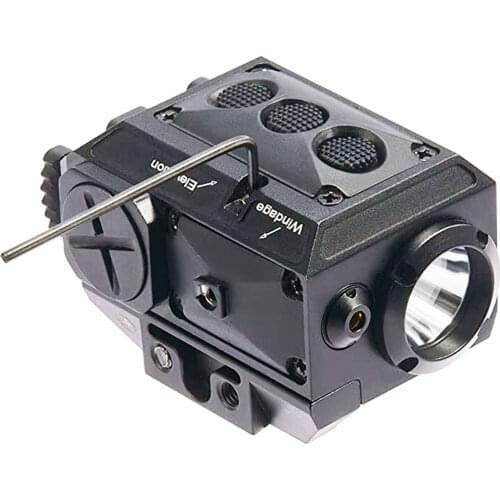 Compact Tactical Weapon Light and militar mira laser para pistola armas de defesa Combo Pistol Green Laser Sight