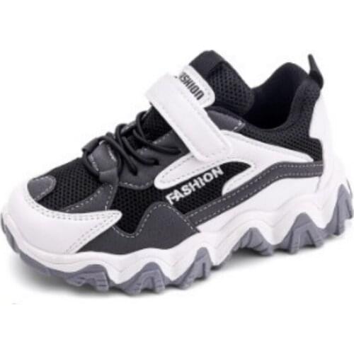 Kids Leisure Sneakers，In the spring of childrens sports leisure soft-soled running shoes