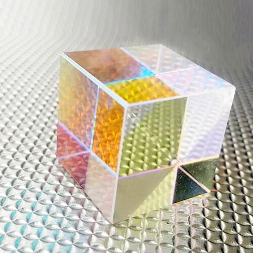 12.7*12.7*12.7MM Cube Principle of Splitting Prism for Hexahedral Bright Optical Experiments Projector