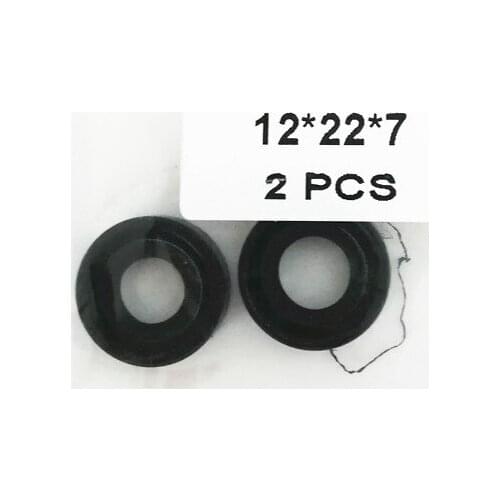 2 PCS 12*22*7 TC Shaft Oil Seal Nitrile Covered Double Lip With Garter Spring