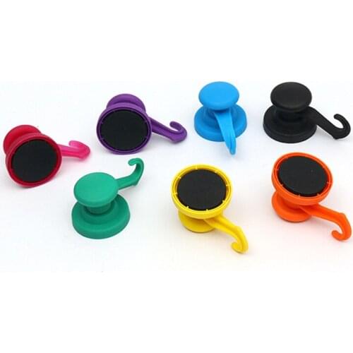 Powerful Magnetic Hooks with Super Strong Neodymium Magnet,Heavy Duty Hooks for Refrigerator Fridge Garage Hanging Holder Rack