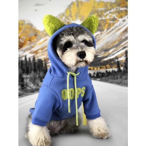 New Autumn Winter Clothing For Dogs Small Pet Cat Hoodies Cute Clothes For Puppy Chihuahua Schnauzer Pug Clothes Dog Thick Coat