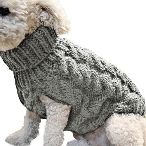 Pet Small Dog Cat Chihuahua Autumn Winter Sweater Knitwear Clothes Blouse Outfit