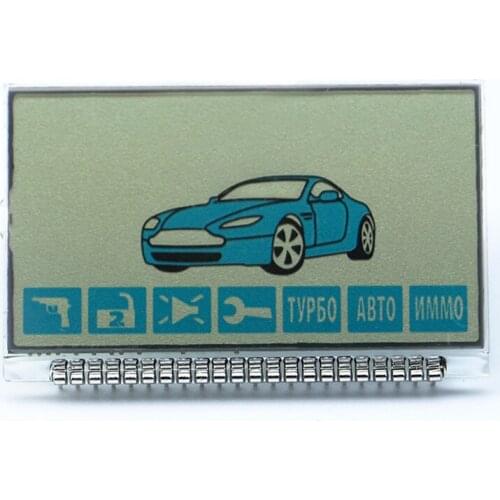 A61 Lcd Display Screen For Starline A61 Lcd Remote Control Key Fob Chain Russian Version Two Way Car Alarm System