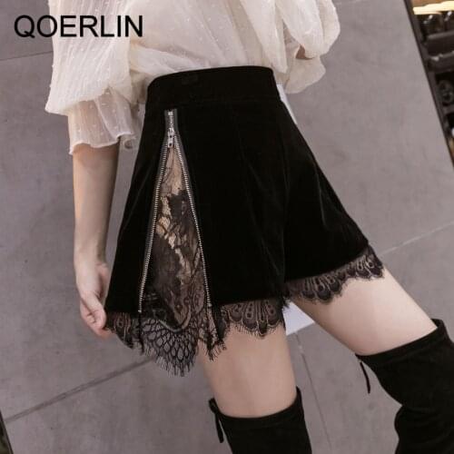 QoerliN Women's Lace Shorts