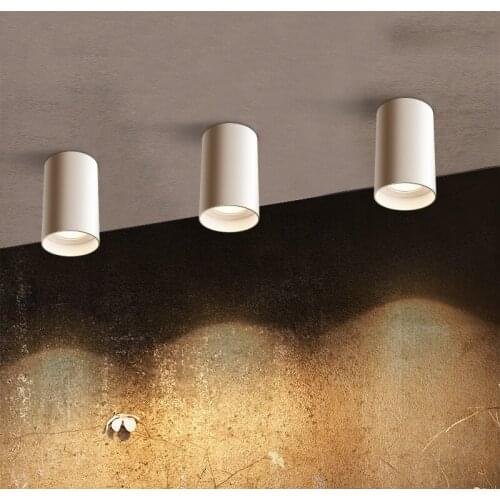 Dimmable White / Black LED Ceiling Light COB 9W 12W 15W Spot Downlight Lamp 85-265V 3000K 4000K 6000K For Indoor Lighting