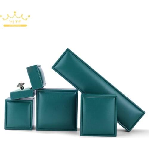 Pu Leather Jewelry Box Ring Pair Ring Earrings Necklace Bracelet Jewelry Organizer Necklace Earrings Display Shadow Box