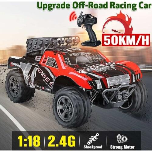 NEW 1:18 Wireless Remote Control Speed Truck 55km/H Drift RC Off Road Racing Cars Desert Truck Toy Gift Xmas Gifts for Children