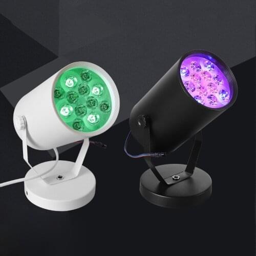 DONWEI 12W 18W 30W LED Spotlight Indoor Decorative Aluminum Colorful Spotlight for Hotel Building Livingroom Bar Shop Party