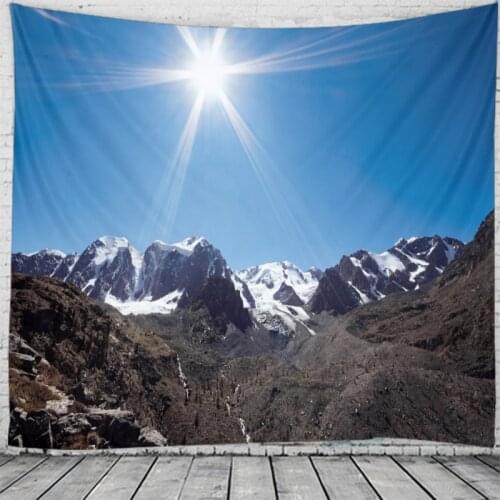 Unique Charming Scenery Wall Tapestry Hanging Flower Psychedelic Tapestry Wall Hanging Decor Halloween Deco