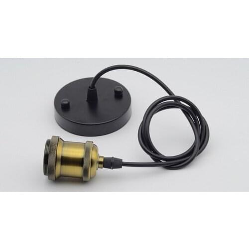 Vintage Edison Pendant Lights AC90-260V E27 Holder 100cm Cord Modern Fashion Simple Single Head Pendant Lamp