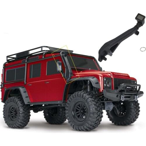 1:10 RC Crawler Rubber Safari Snorkel for 1/10 Scale Traxxas TRX-4 T4 RC Climbing Truck Accessories