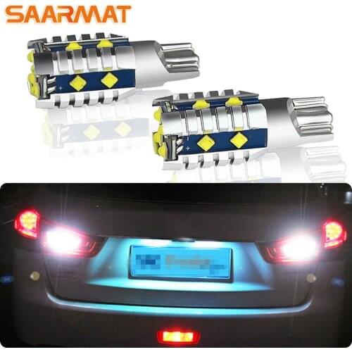 2x T15 LED Bulb 12v 6000k Car Backup Lights For Mitsubishi Pajero Sport ASX L200 300 400 Space Wagon Star Lancer Sigma Outlander