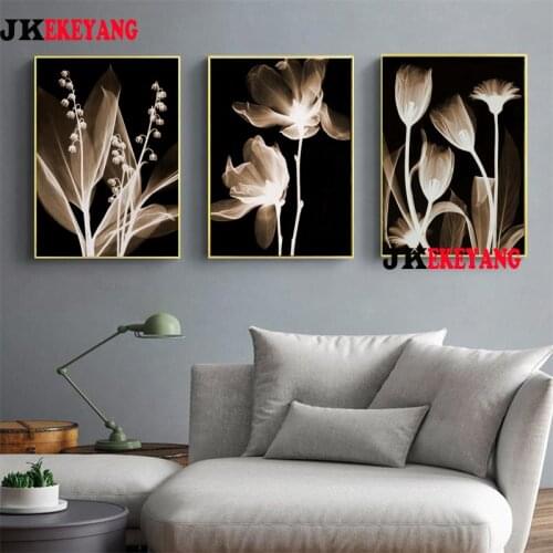 3pcs 5D Diy round/square diamond painting Abstract flower Diamond Mosaic Embroidery cross stitch Y3985