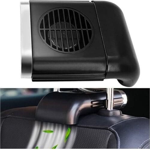Car Seat Back Fan 3 Leve Speed Adjustable Silent Gale Cooling Micro Car Seat Fan for Automobile 5V 1A Multi-function Accessories