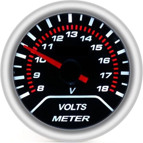 Car Voltmeter 52mm Car Modification Part Auto Vehicle Racing Supplies Universal 12V F-Best