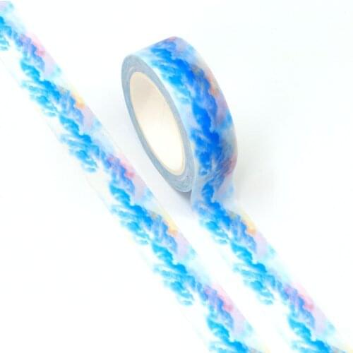 NEW 10pcs/Lot Decorative Cute Clouds and Blue Sky Washi Tapes Scrapbooking Planner Adhesive Masking Tape Stationery