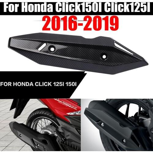 For Honda Click150i Click150 i Click 150i 125I Click125i Motorcycle Exhaust Pipe Cover Guard Heat Shield Anti-Scalding Shell