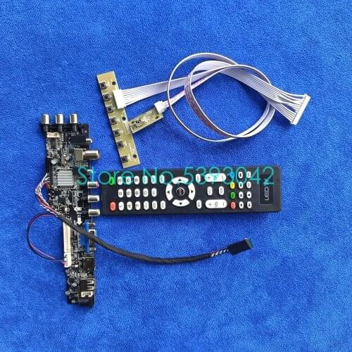For LP156WH2 (TL)(G1)/(TL)(G2)/(TL)(H2) DVB-T LVDS-40Pin USB+AV LCD panel 1366*768 digital signal 3663 controller board kit