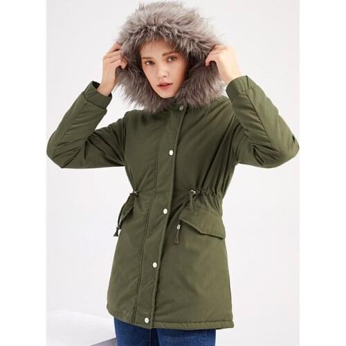 Женские парки с капюшоном Faroonee China At AliExpress