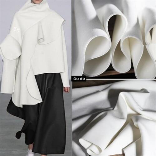 50*150cm Space cotton Clothing Fabric Air layer All around Elastic Fabric Clothing Design Fabric DIY