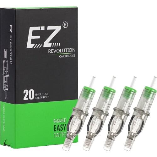 EZ Revolution Cartridge Tattoo Needles Magnum #12 0.35mm Medium Taper 3.5mm for Cartridge System Tattoo Machine Grips 20pcs/box