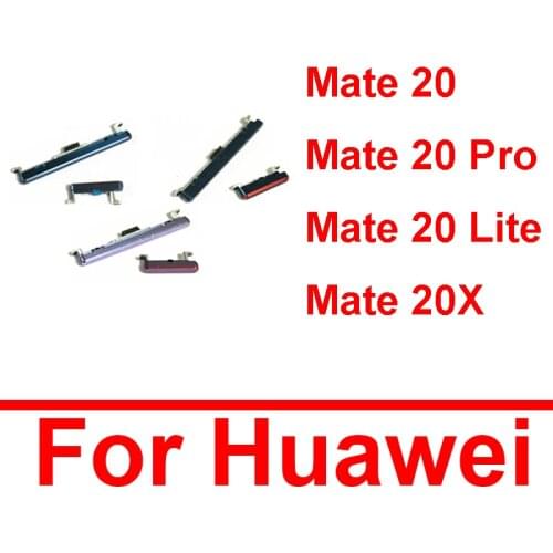 Power Volume Button Flex Ribbon Cable For Huawei Mate 20 Lite Pro X Up Down Audio Control Button Replacement Repair Parts