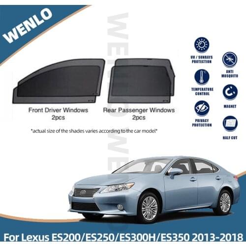 Magnetic Car Side Window Sunshade For Lexus ES ES200 ES250 ES300 ES350 ES300H 2013-2018