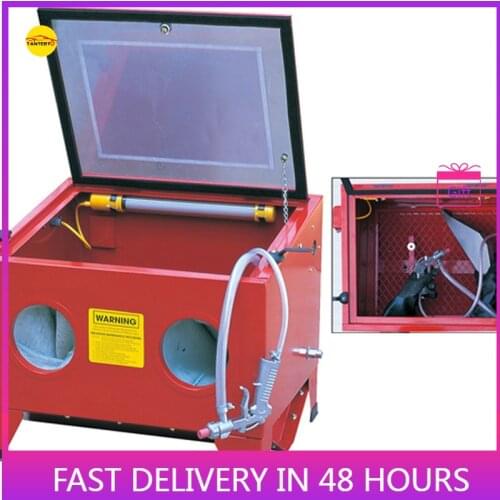 Small Box Type Sandblasting Machine, Rust, Oil, Impurity, and Oxide Scale Sandblasting Equipment