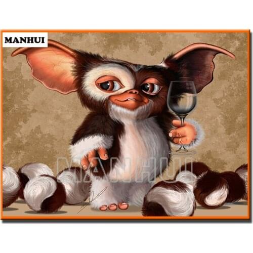 New diy diamond painting cartoon animals cross stitch rhinestones crystal diamond embroidery mosaic craft painting MH554