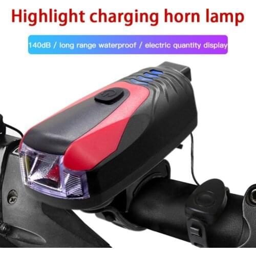 New USB Light Charging Highlight T6 Lamp Beads Bicycle Light Tweeter Mountain Bike Front Light Bicycle Lights Bicycle Accessorie