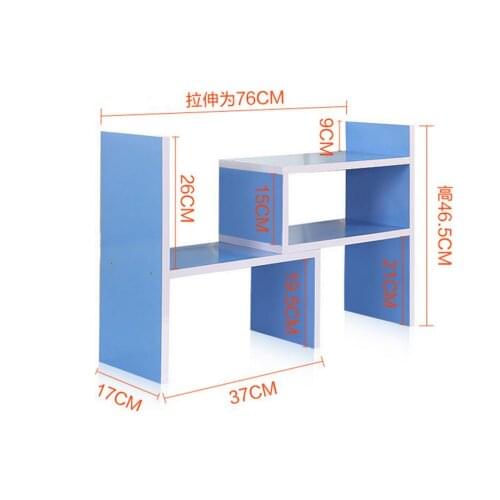 Three transform styles bookcase Desk bookshelf Office Portable storage shelf