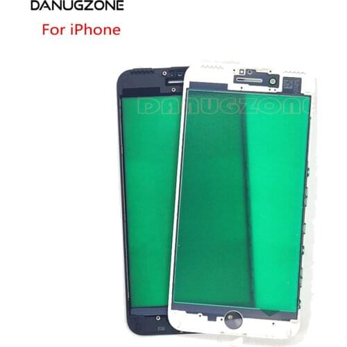 Touch Panel For IPhone XR 8 Plus 7 4.7'' 5.5 inch 6S Front Outer Screen Glass Lens With Frame