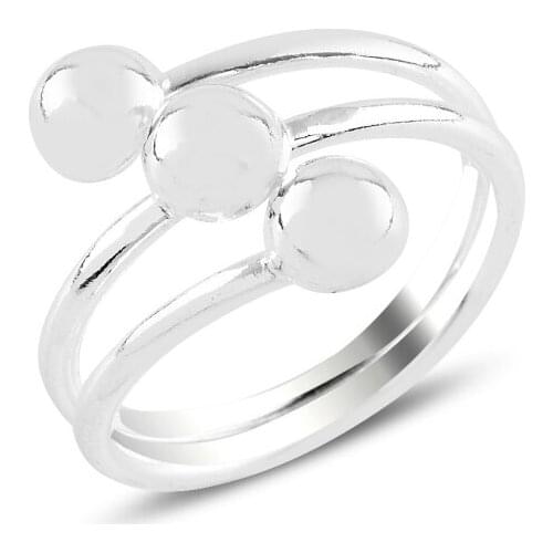 Silver 925 Sterling Ring Without Stone