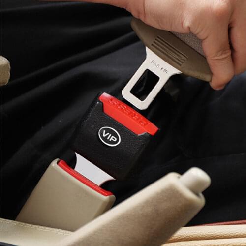 1P Car Seat Belt Buckle Plug For Haval BWM Changan Mazda Audi VW Hyundai Skoda Cadillac Safety Device Buckle Extender Accessorie