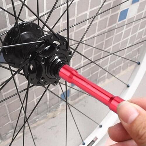 Bicycle Adapter Quick Release 15QR Cylinder Shaft Turn 9MM Front Wheel Thru Axle Conversion Shaft